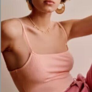 Sezane - Light pink bodysuit  - XS